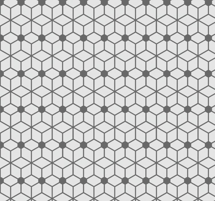 Szürke mozaik fürdőszoba tapéta - TenStickers