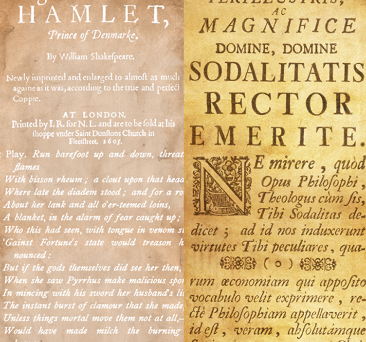 Konkrét epigráf texturált tapéta - TenStickers