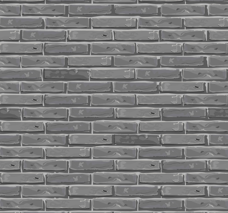 Az árnyékban tégla tapéta - TenStickers