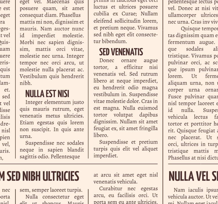 Tapéta vintage újság nyomtatási absztrakt - TenStickers