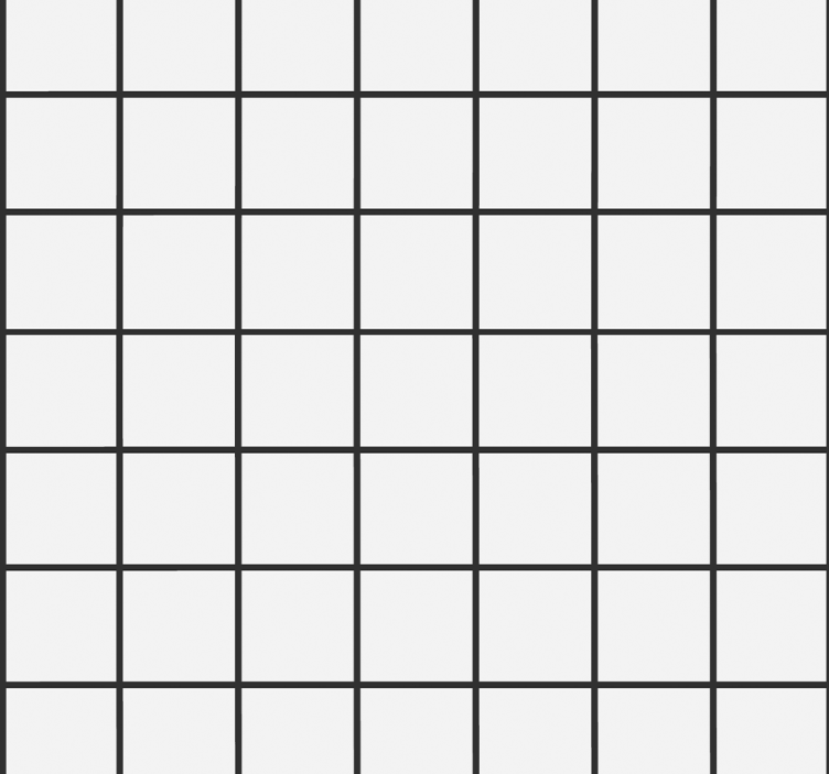 Egyenetlen kockás négyzet tapéta - TenStickers