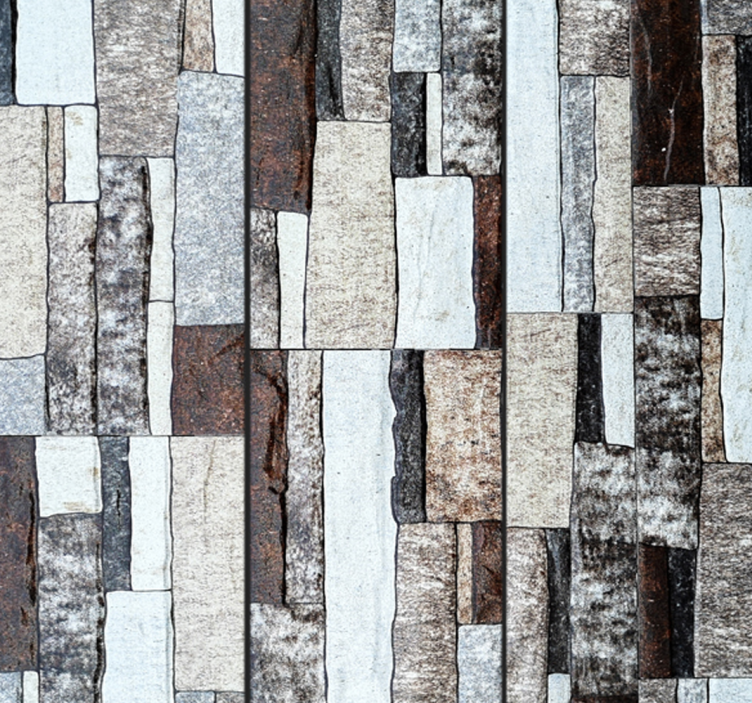 Geometriai texturális tervezés Nappali tapéta - TenStickers