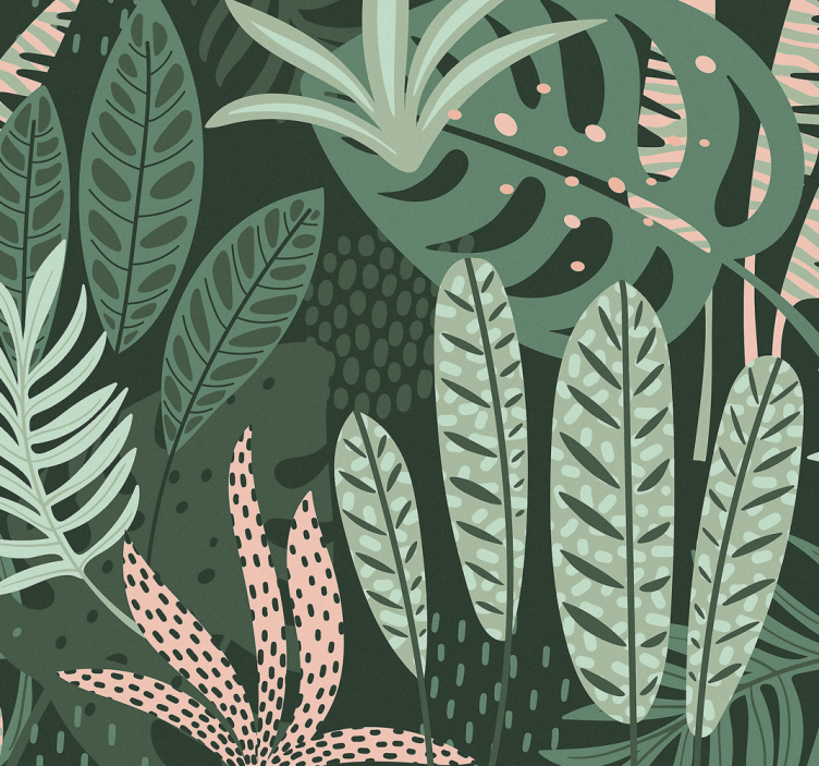 Nyári pálmafák tapéta - TenStickers