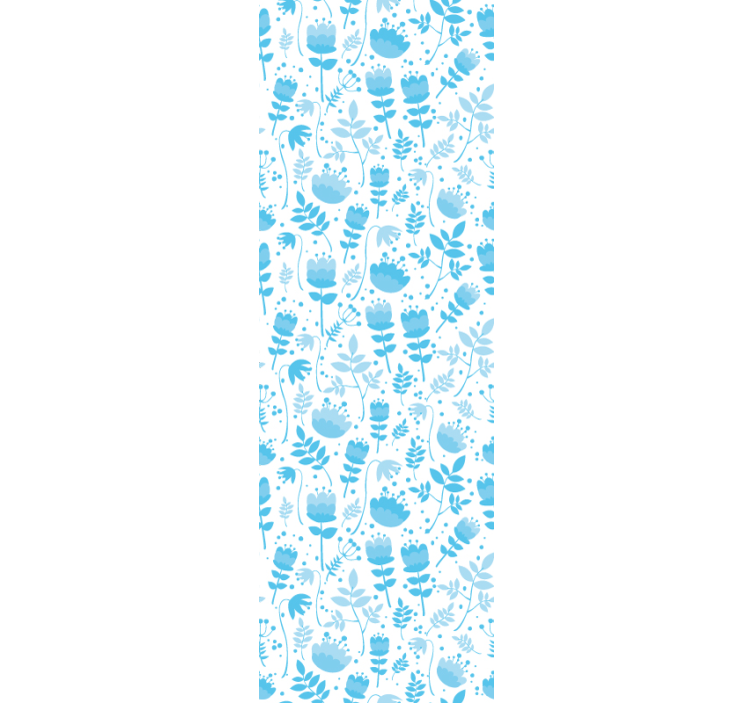 Népi virágok virág tapéta - TenStickers