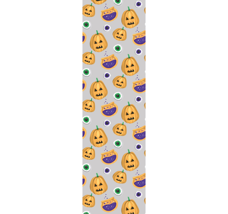 Ijesztő sütőtök halloween tapéta - TenStickers