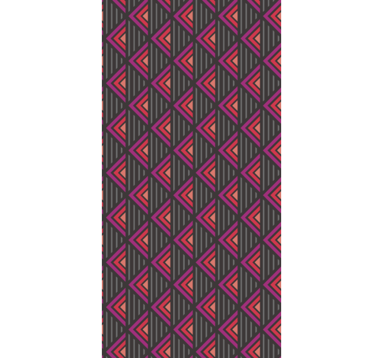 Háromszög alakú rács Nappali tapéta - TenStickers