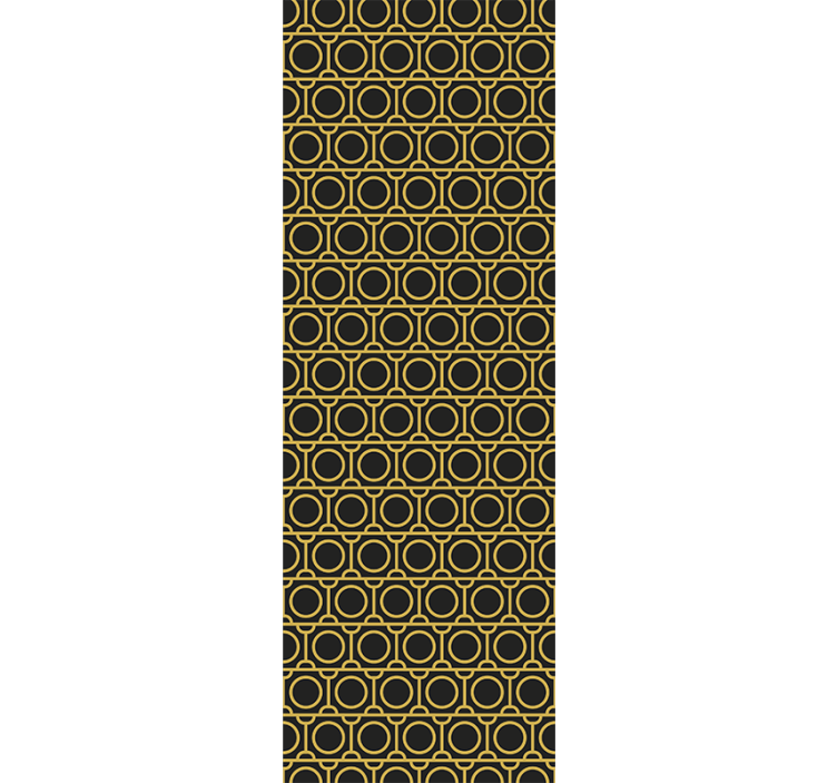 Geometrikus gyűrűk Tapéta Geometriai - TenStickers