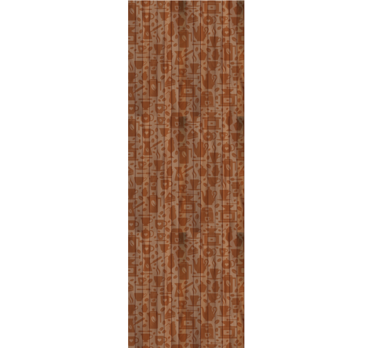 Kávé fa mintás konyha tapéta - TenStickers