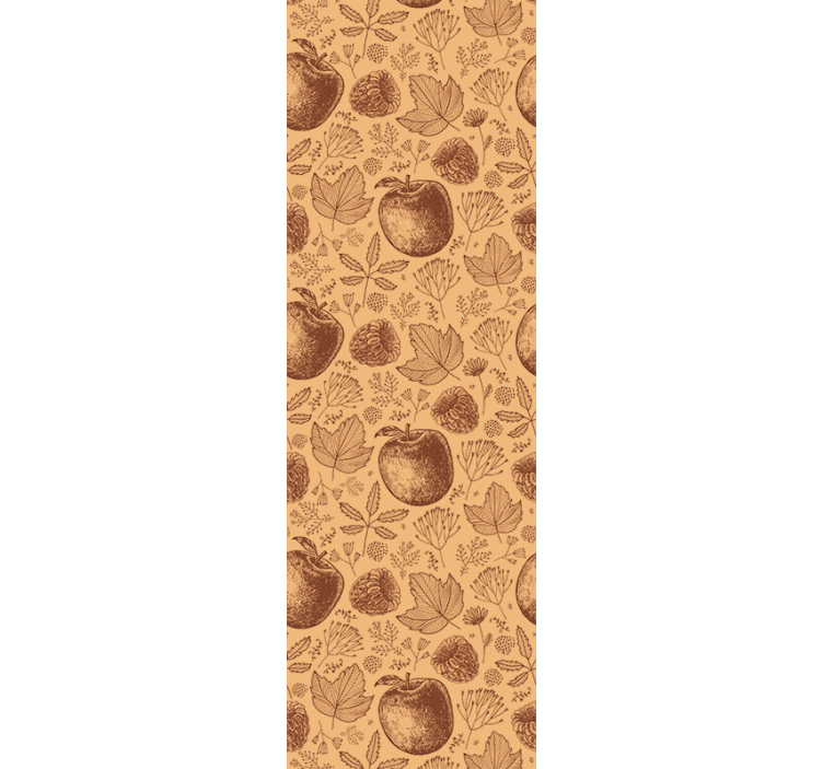 őszi lombozat minta Tapéta Természet - TenStickers