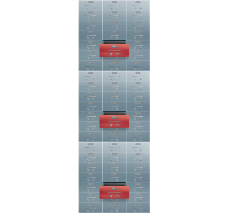 Ipari szekrények Ipari tapéta - TenStickers