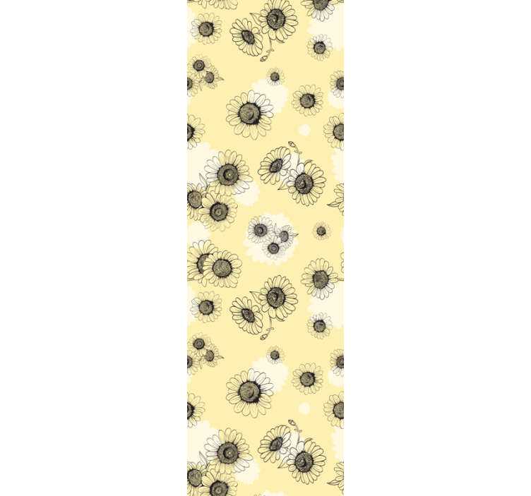 Virágos minták Tapéta Virágok - TenStickers