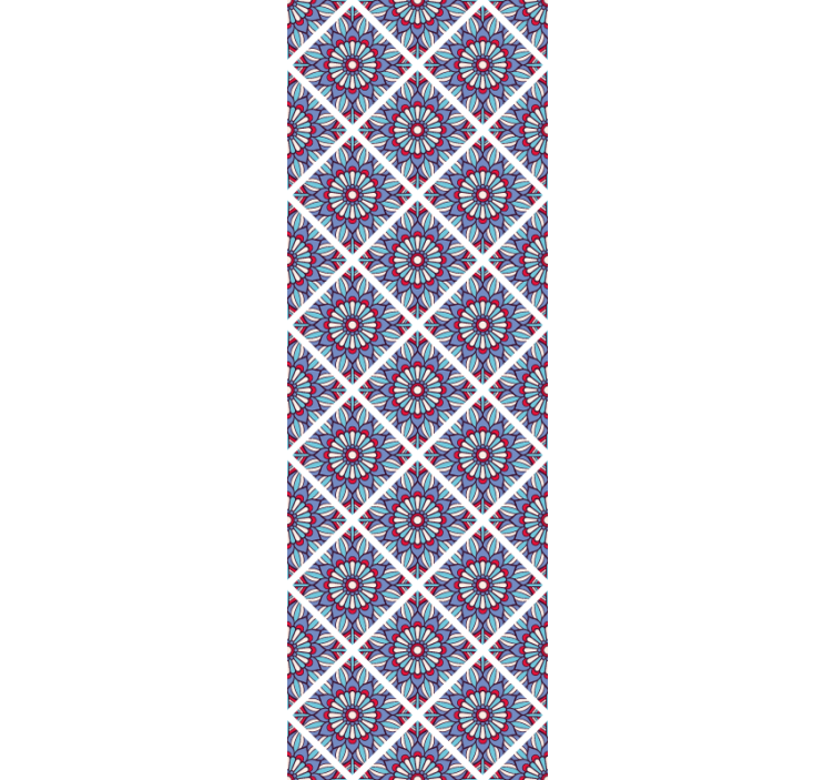 Mandala négyzet alakú csempe tapéta - TenStickers