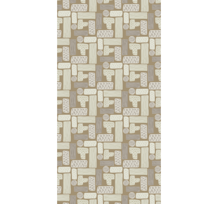 Geometrikus márvány Tapéta üveggolyó - TenStickers