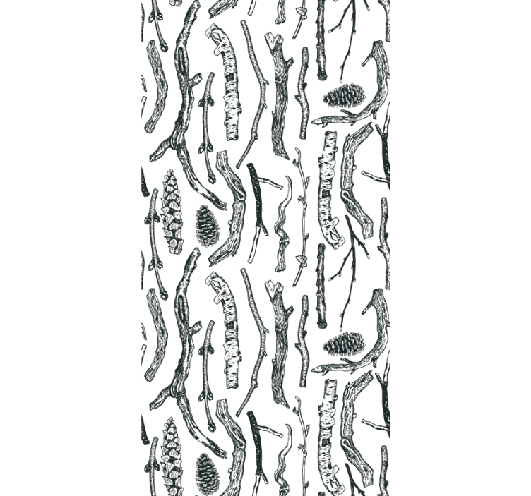 Erdős vázlatok Allati tapéta - TenStickers