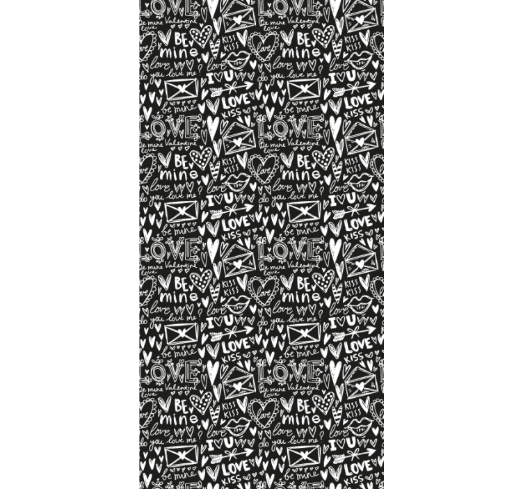 Valentin-napi firka Tapéta felirat - TenStickers