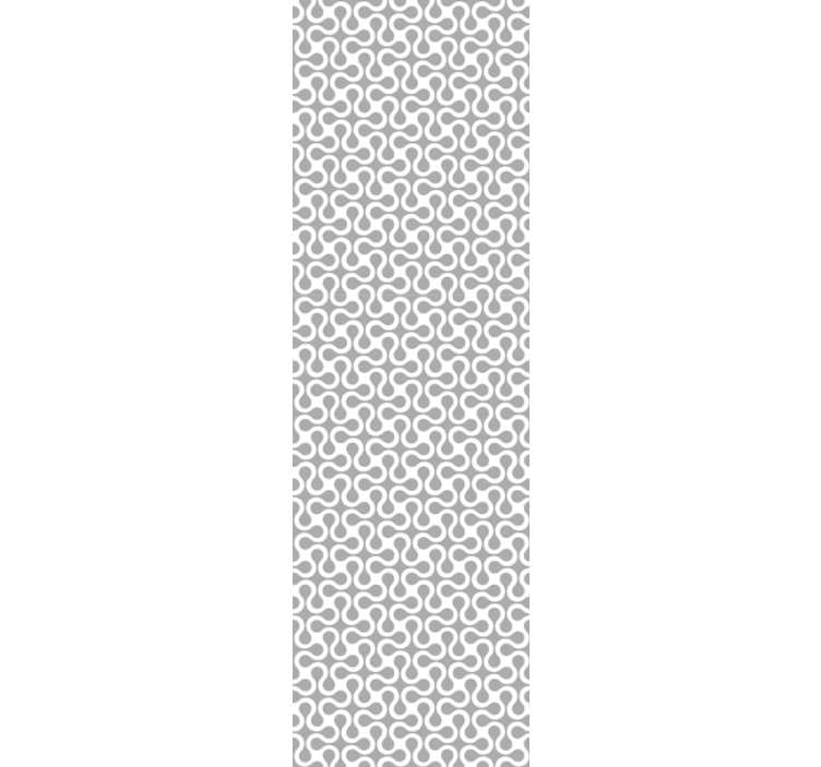 Modern fehér twister modern tapéta - TenStickers