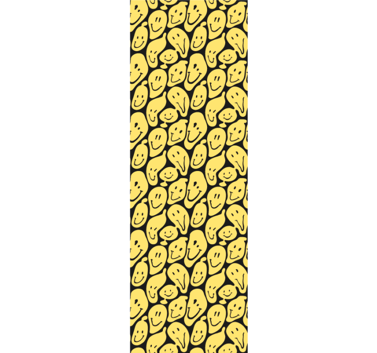 Graffiti smiley arcok art tapéta - TenStickers