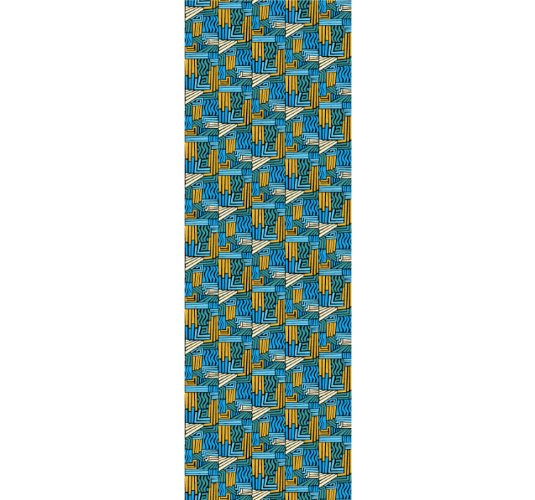 Geometriai interlace Tapéta Geometriai - TenStickers