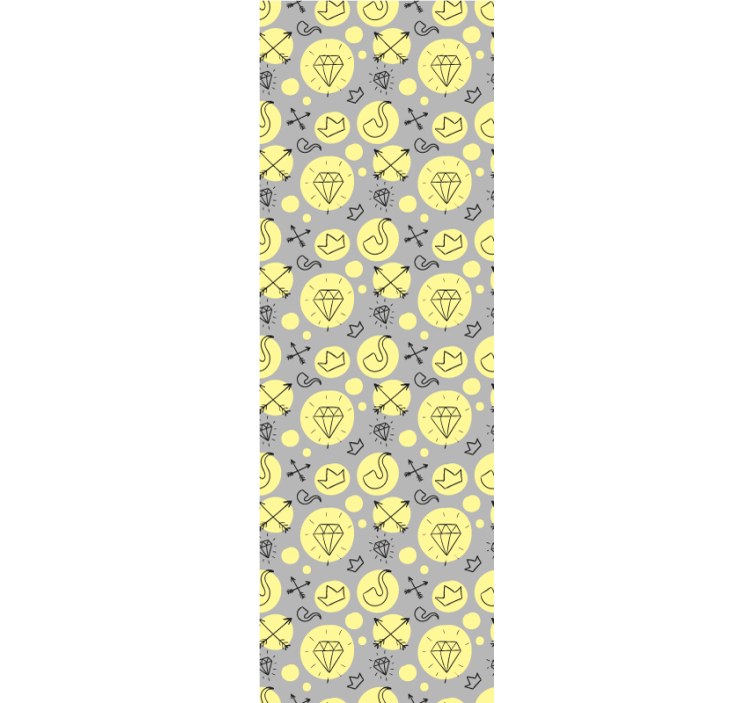 Doodle szimbólumok keveréke Tapéta Művészet - TenStickers