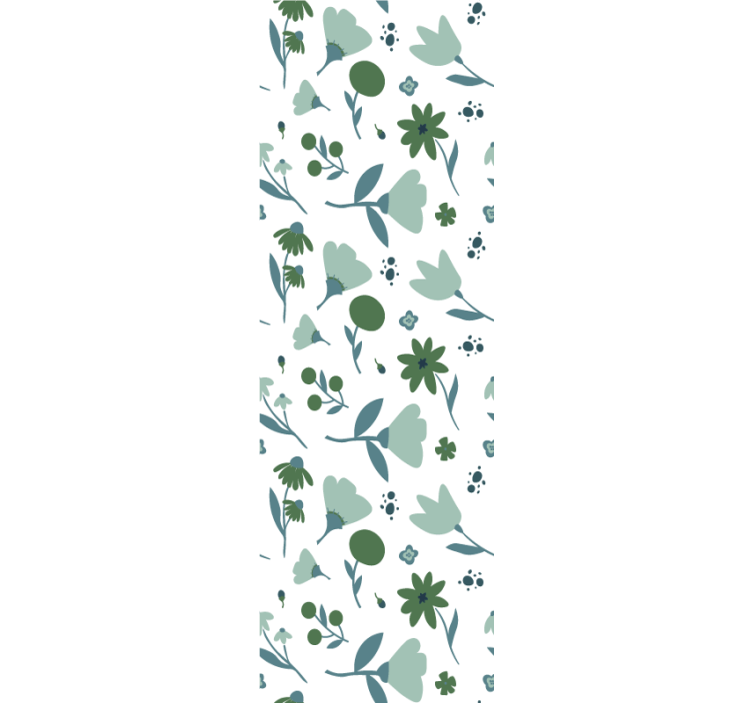 Botanikai virágzás Tapéta Virágok - TenStickers