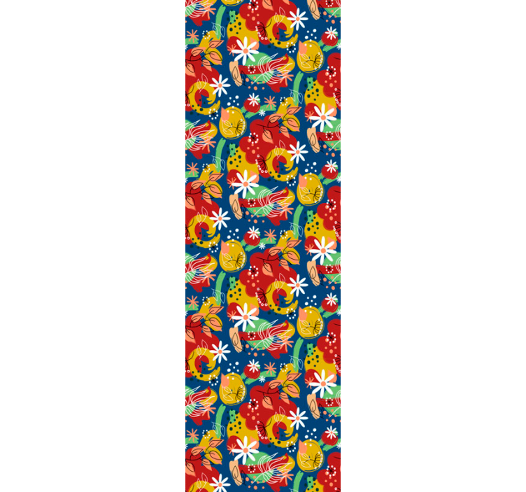 Gyümölcsös fröccs Tapéta absztrakt - TenStickers