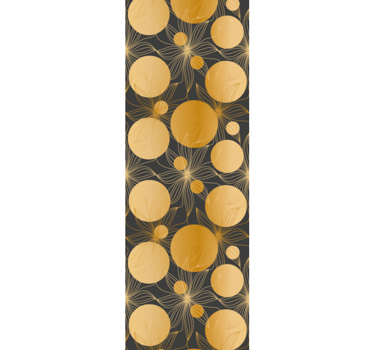 Kör alakú motívum együttes Tapéta Geometriai - TenStickers