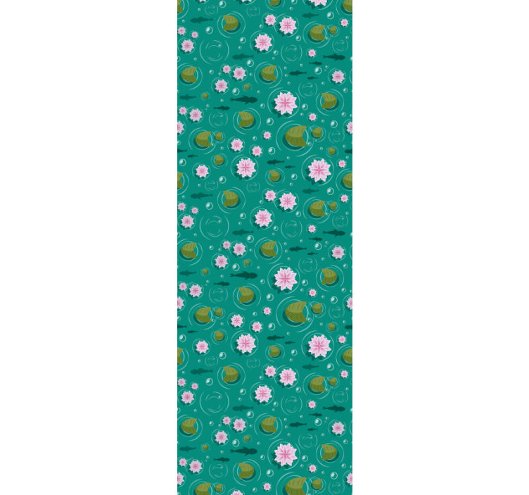 Vízi virágok Tapéta Természet - TenStickers