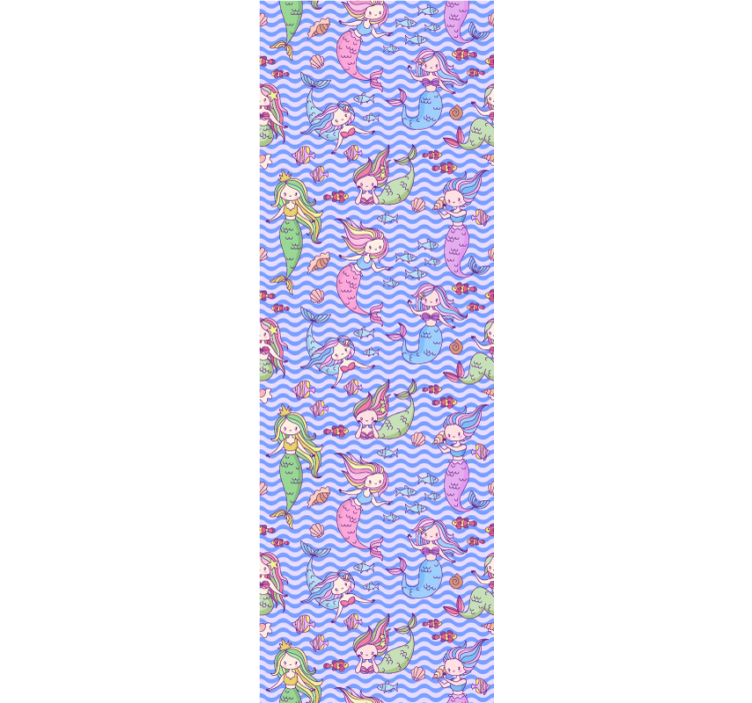 Sellőképek Gyerekszoba tapéta - TenStickers