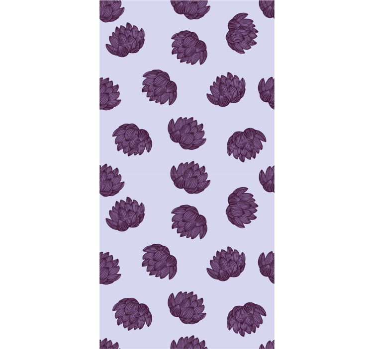 Virágmintás egyszerűség Tapéta Virágok - TenStickers