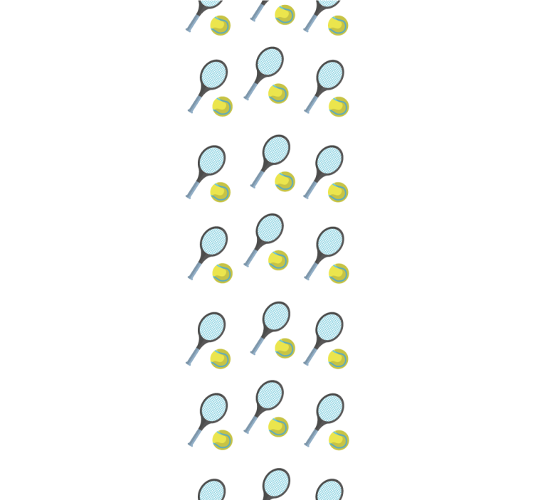 ütő és zöld labda esküvői tapéta - TenStickers