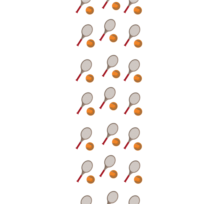 Tenisz ihlette Egyedi tapéta - TenStickers