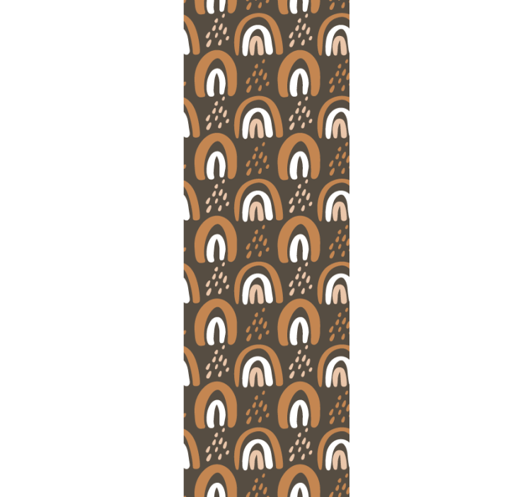 Geometrikus ív motívum Tapéta Geometriai - TenStickers