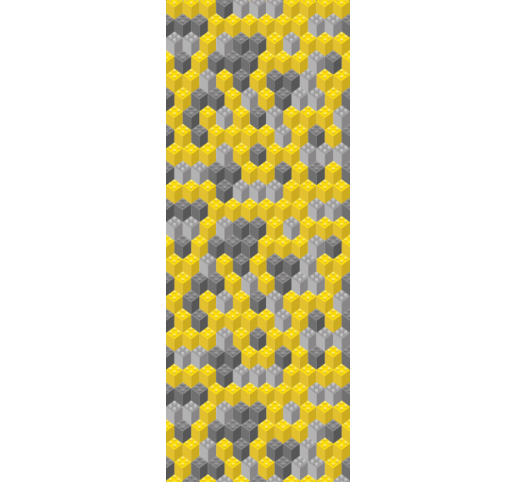 Pantone építőelemek négyzet alakú tapéta - TenStickers