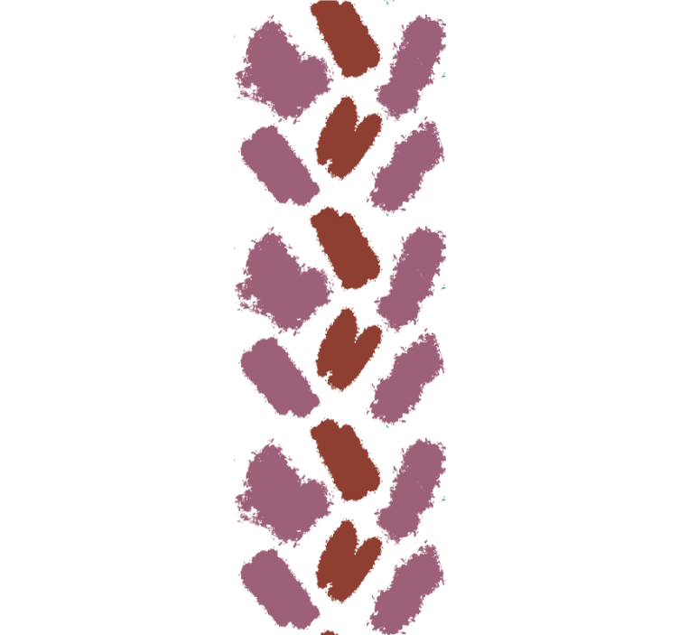 Barna ecsetvonások Tapéta absztrakt - TenStickers