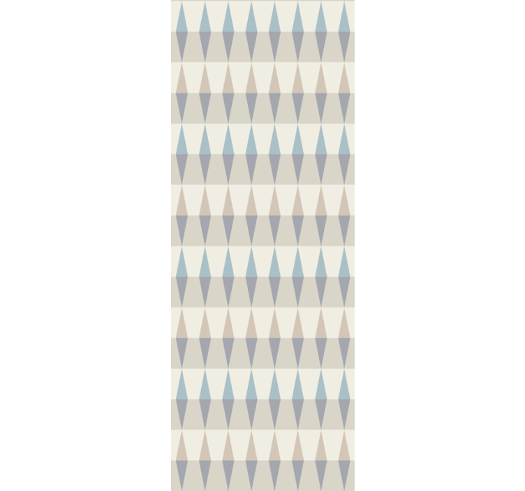 Stilizált gyémánt minta Tapéta Geometriai - TenStickers