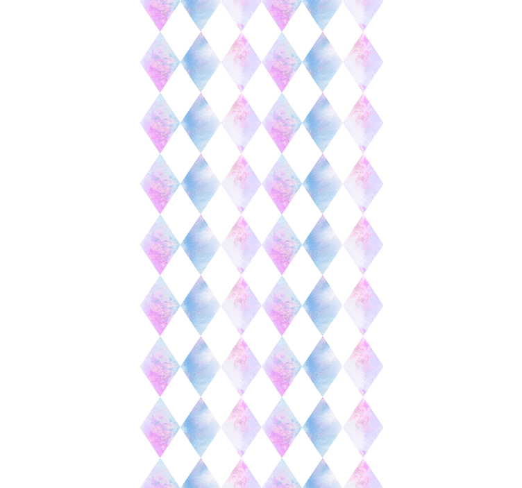 Geometrikus harlekin Tapéta Négyzet alakú tapéta - TenStickers