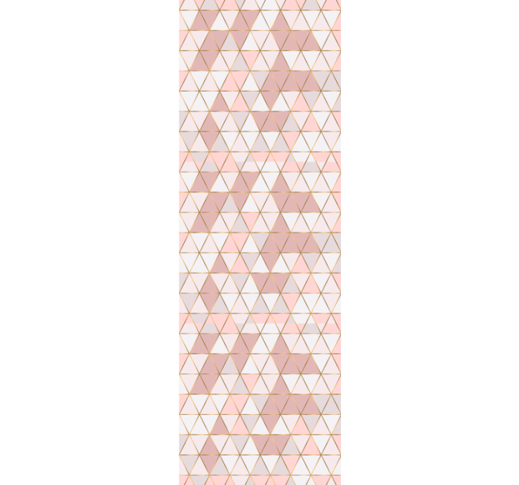 Arany vonalak világos színű négyzet alakú tapétával - TenStickers