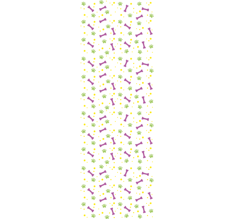 Virágos hangszer minta Hálószoba tapéta - TenStickers