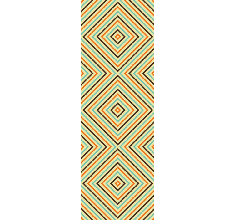 Geometriai rombusz Tapéta Geometriai - TenStickers