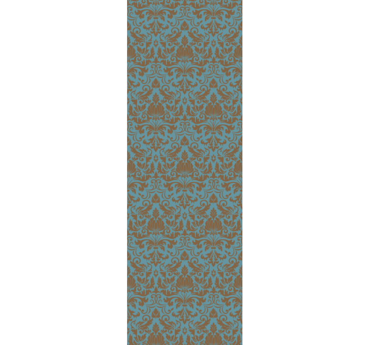 Föld tónusú kék elegáns modern tapéta - TenStickers