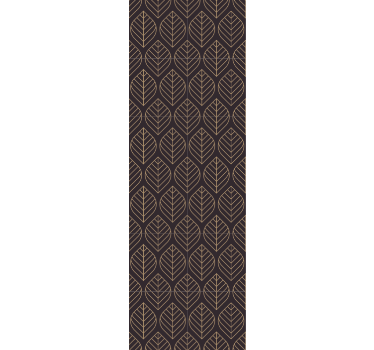 őszi levelek elegáns design modern tapéta - TenStickers