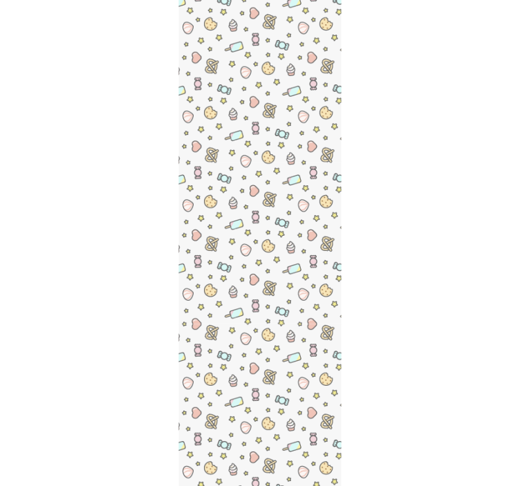 édesség-ihlette minta Babaszoba tapéta - TenStickers