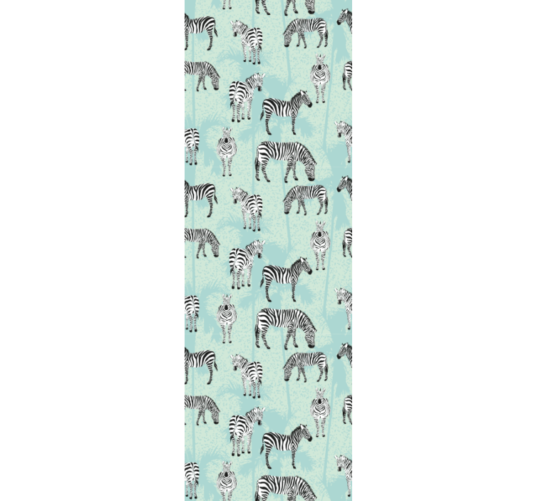 Zebra minták Zebra Tapéta - TenStickers