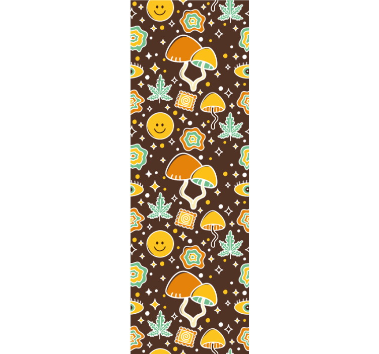 Mosolygós motívumok Tapéta Művészet - TenStickers