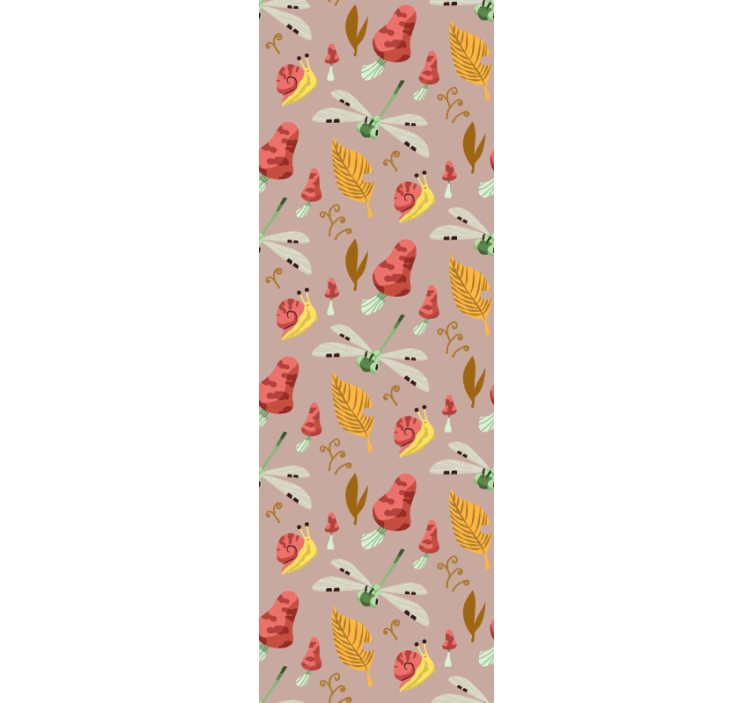 Fantáziadús természeti motívumok Tapéta Művészet - TenStickers