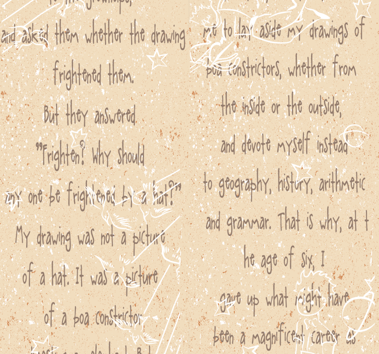 A kis herceg - spirituális utazás tapéta - TenStickers