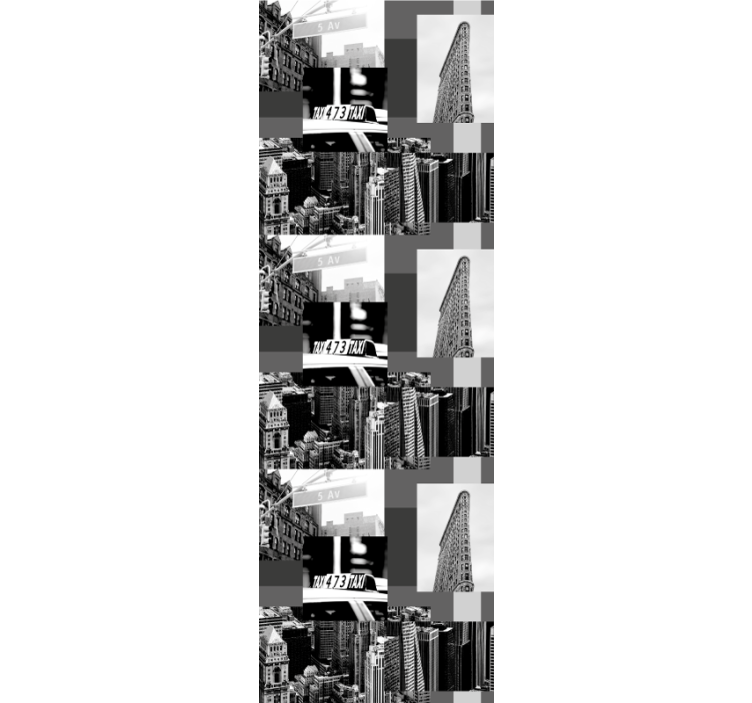 Városi kollázs minta Tapéta városi és országos tapétaek - TenStickers