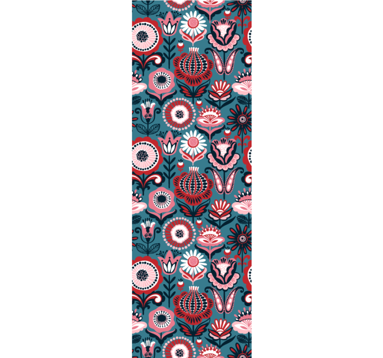 Díszvirágzás Tapéta Virágdíszes - TenStickers