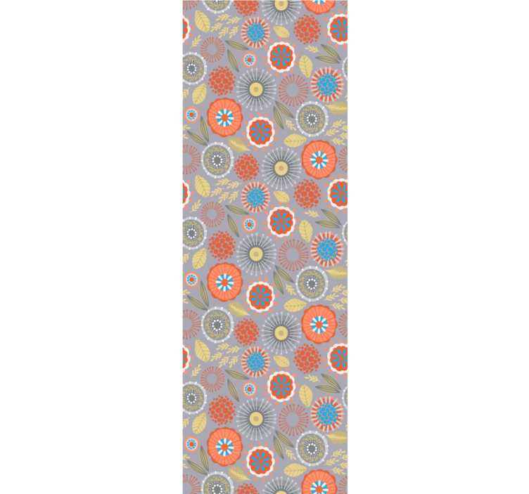 Virágkitörés Tapéta Virágok - TenStickers