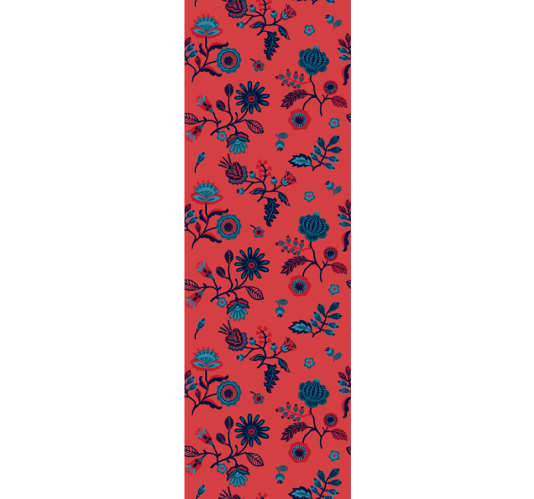 Hagyományos lengyel népművészeti mintás tapéta - TenStickers